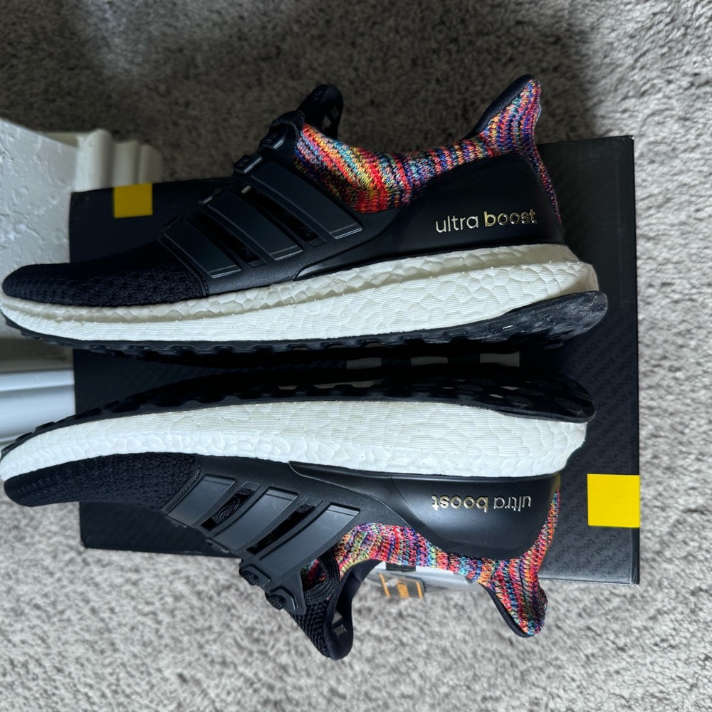 Mi Adidas ultra boost multicolor MC custom sz 8 - Picture 6 of 7